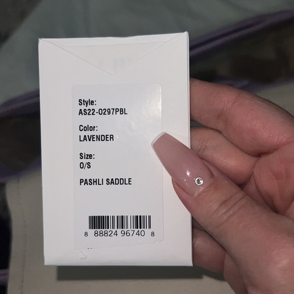 NEW 3.1 Phillip Lim - Pashli Pebbled Leather Saddle Lavender Bag - Picture 6 of 8